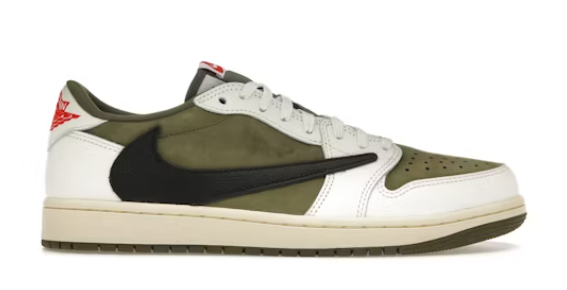 Travis Scott Jordan 1 Low Medium Olive â Capital BST