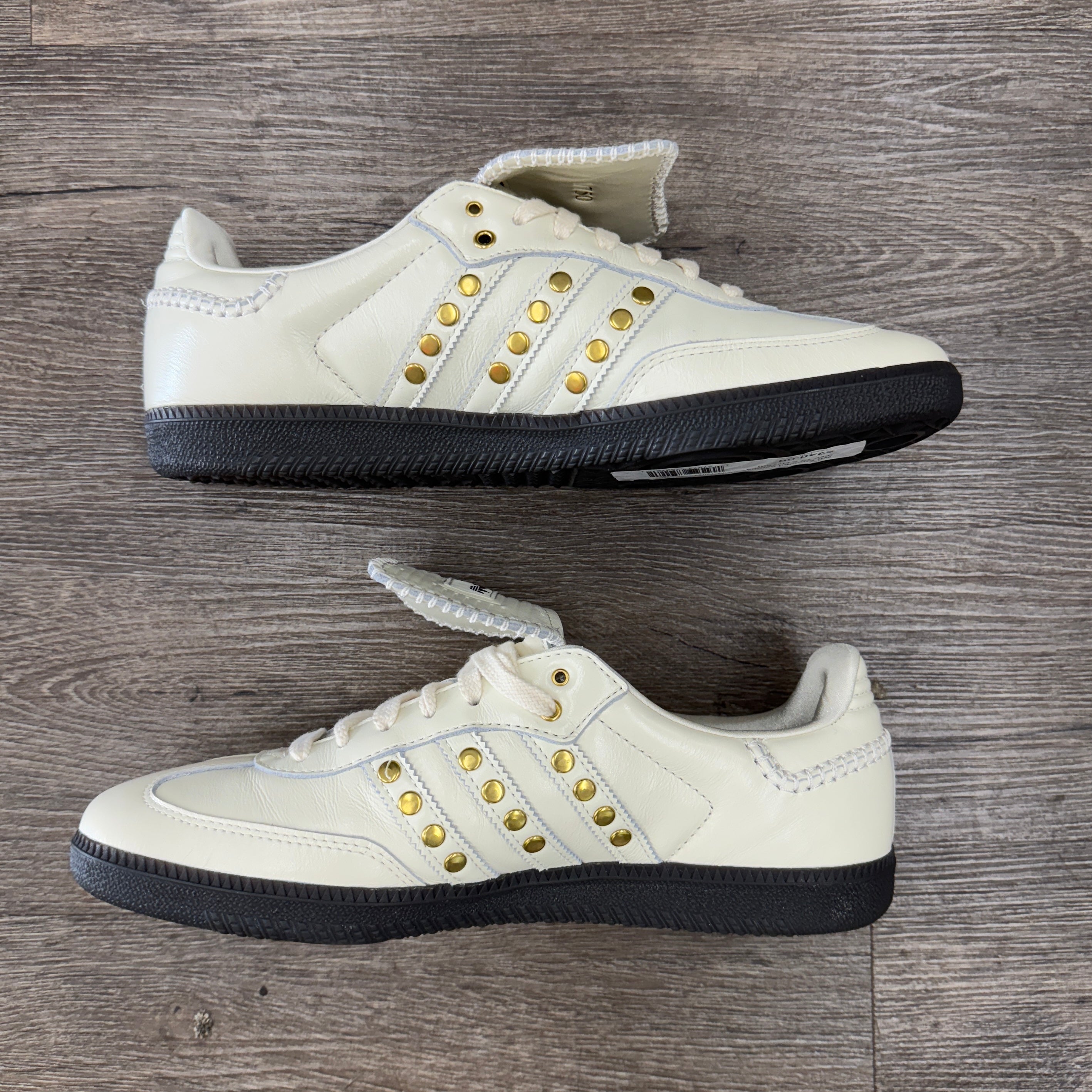 Wales Bonner x Samba 'Studded Pack - Cream' Capital BST Wales Bonner x Samba 'Studded Pack - Cream' Capital BST