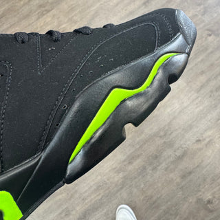 Jordan 6 Electric Green Blackout Custom USED