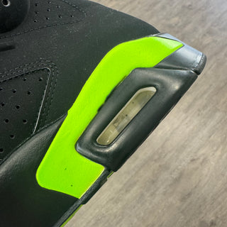 Jordan 6 Electric Green Blackout Custom USED