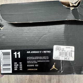 Jordan 17 Copper Size 11 USED