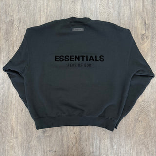 Essentials Crewneck Jet Black 'Stretch Limo' 2022 USED Size M