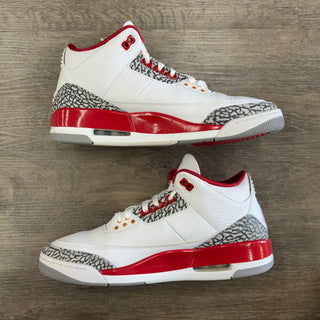 Jordan 3 Cardinal Size 12 USED