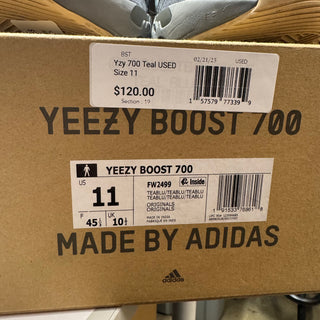 Yeezy 700 Teal USED