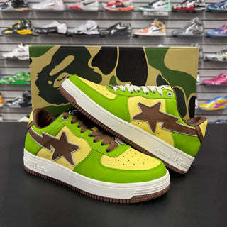 Bapesta SSense Exclusive Green/Yellow