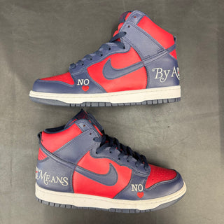 Supreme Nike Dunk High 'Red/Blue'