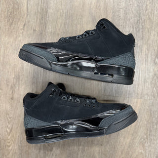 USED Air Jordan 3 'Black Cat' Size 8.5
