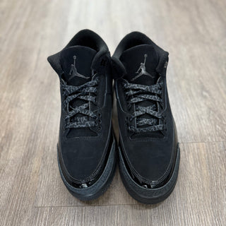 USED Air Jordan 3 'Black Cat' Size 8.5