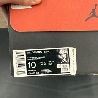 Air Jordan 12 'Game Royal' USED Size 10