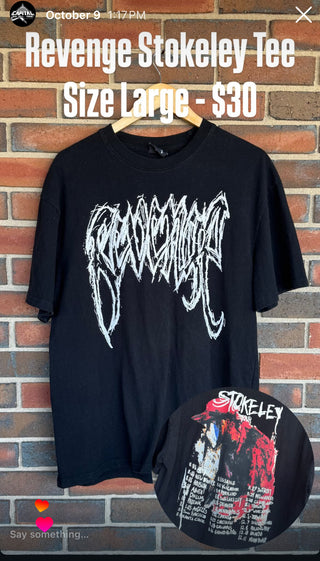 Revenge Stokeley Tour Tshirt